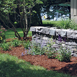 Vermont retaining walls made from stone.